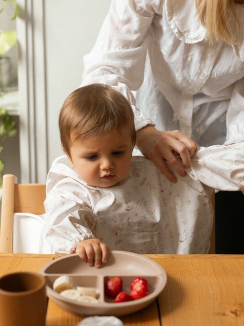 Bavoir Tablier à Manche Longues Pour Bébé - Kiabi