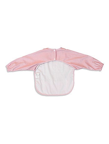 Bavoir Tablier Bébé Manches Longues - Hello Kitty - Tissu Imperméable Avec Poche