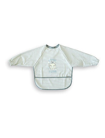Bavoir Tablier Bébé Manches Longues – LOONEY TUNES – Tissu Imperméable Avec Poche