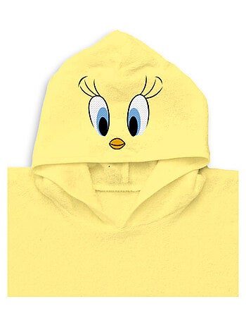 Bavoir Tablier Bébé Manches Longues – LOONEY TUNES – Tissu Imperméable Avec Poche