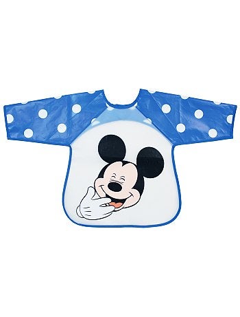 Product Un bavoir imperméable et qui protège complètement bébé quand il mange ! - Bavoir tablier plastifié 'Disney Baby' - Manches imprimées motif 'pois' - Fermeture par scratch - Imprimé 'Mickey' devant - Dimensions : H40 x L35 cm environHabillement Bébé / Garçon 0-36 mois / Puériculture / Pour les repas Standard KIABI