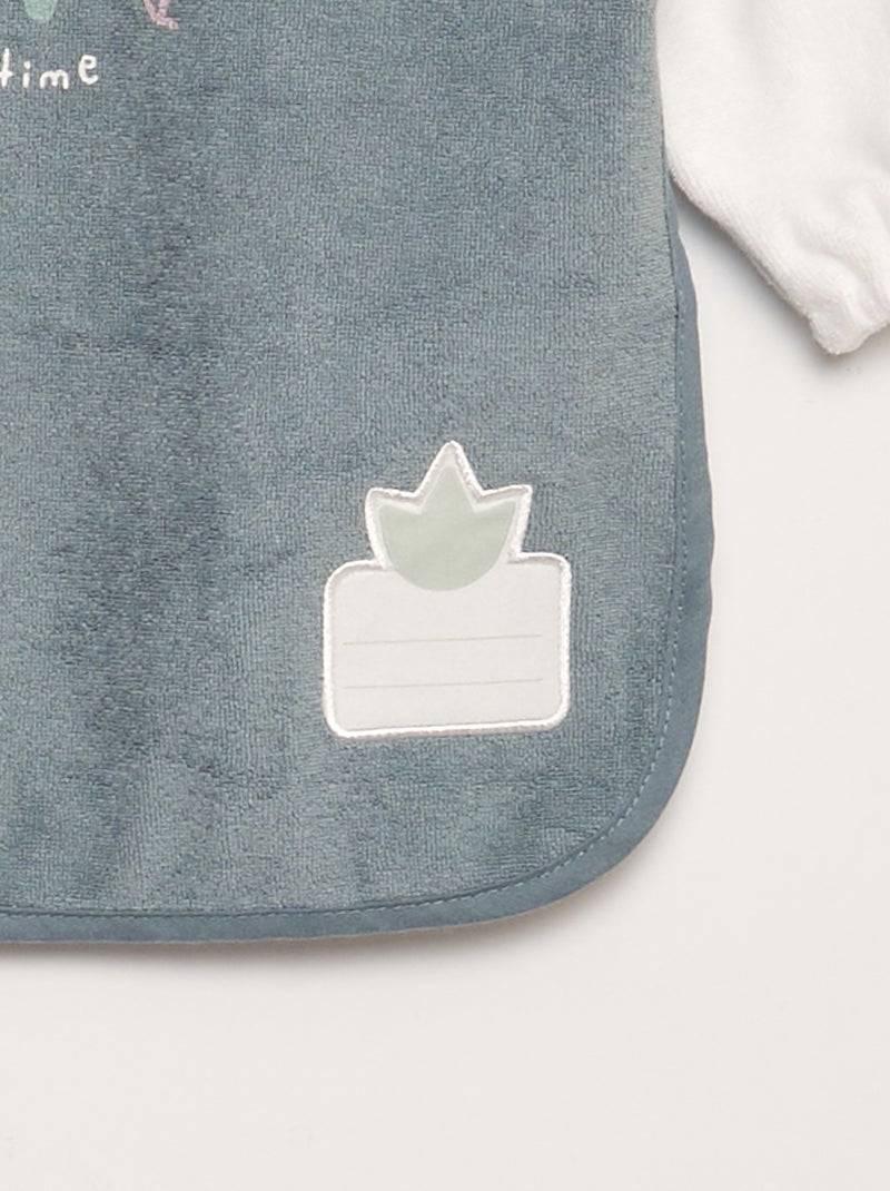 Bavoir tablier en éponge Vert - Kiabi