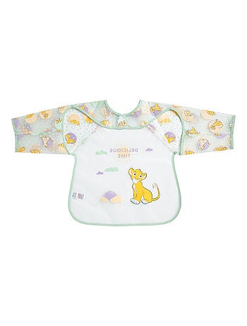 Bavoir tablier imperméable à manches longues 12 mois - Roi Lion Cosy Time - Babycalin