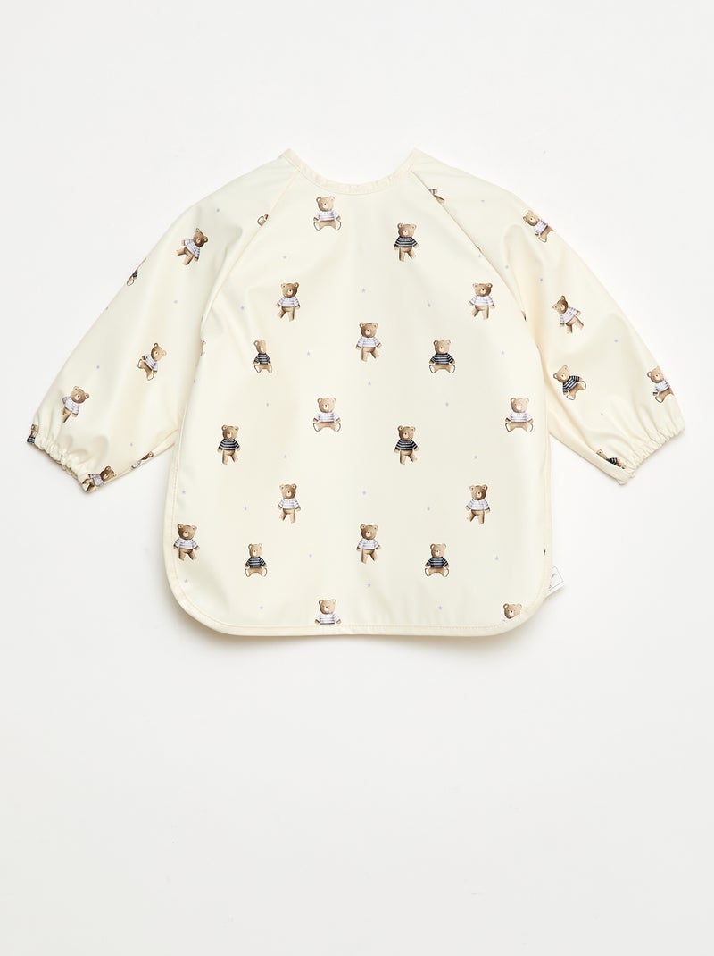 Bavoir tablier imperméable Blanc - Kiabi