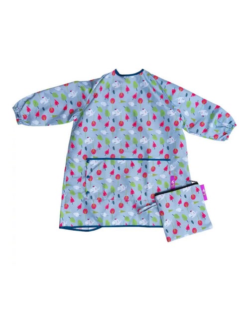 Bavoir Tablier Long Tidy Tot - Éléphants et arbres - Kiabi