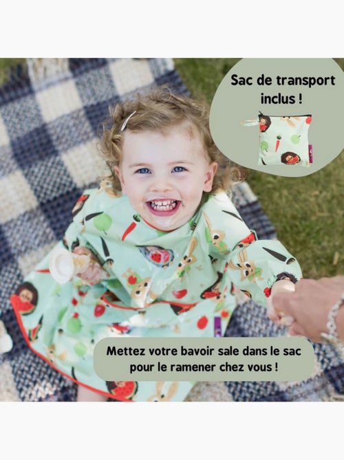 Bavoir Tablier Long Tidy Tot - Vert Pistache - Kiabi