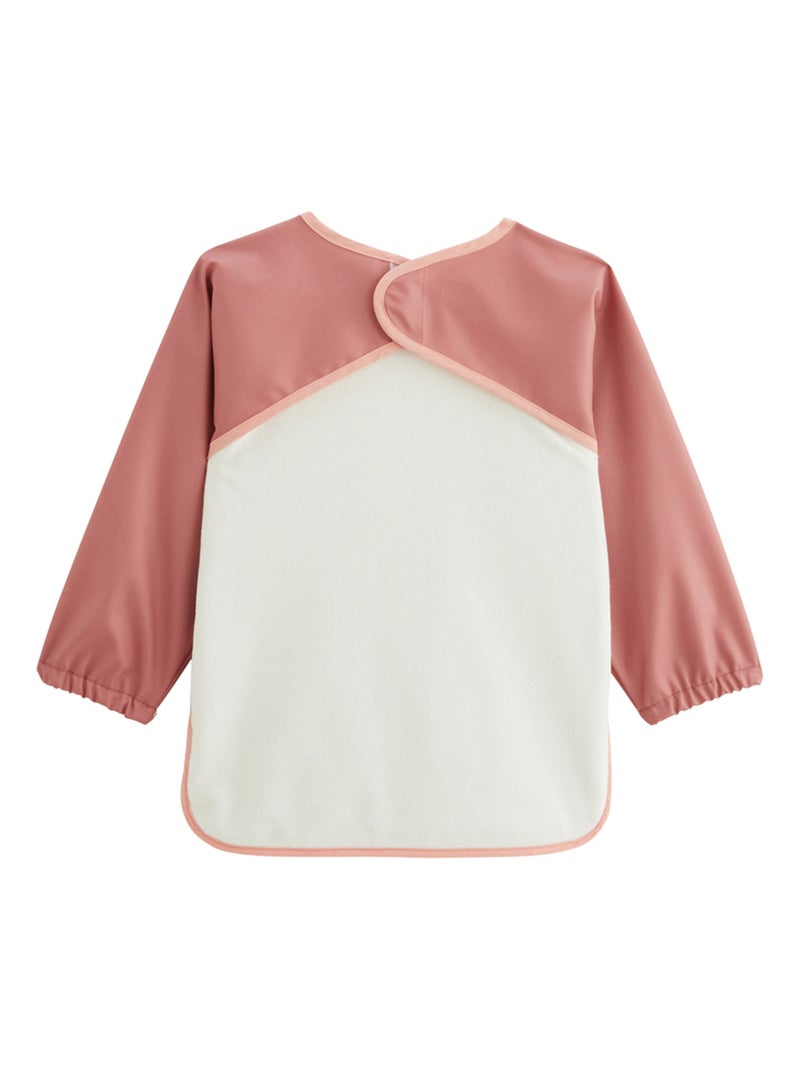 Bavoir tablier manches longues Bloom Rose - Kiabi