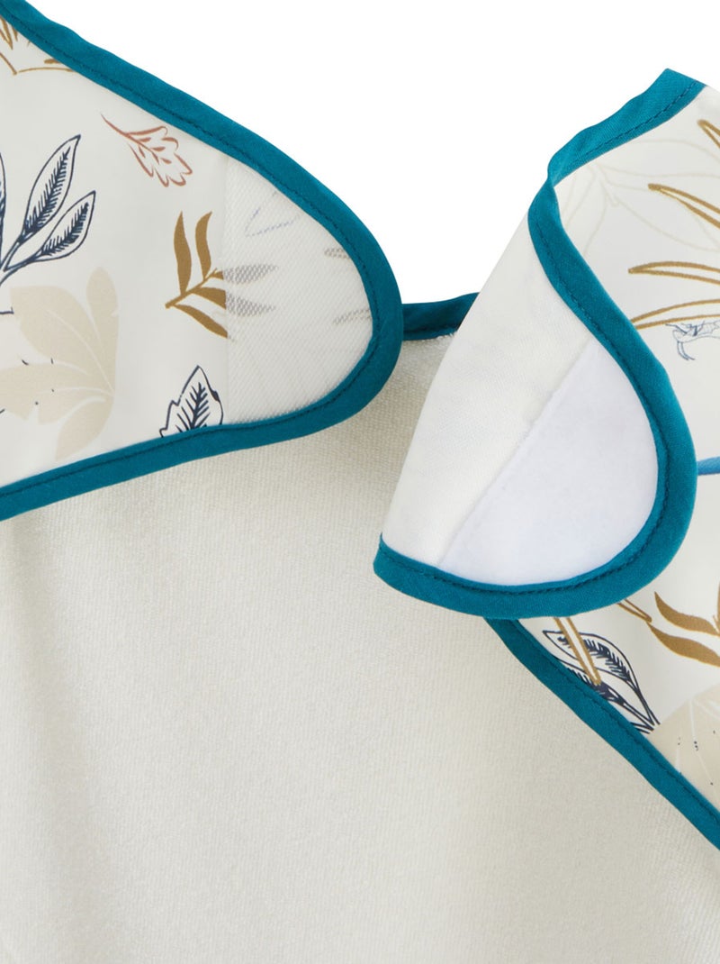 Bavoir tablier manches longues Gribouille Ecru - Kiabi