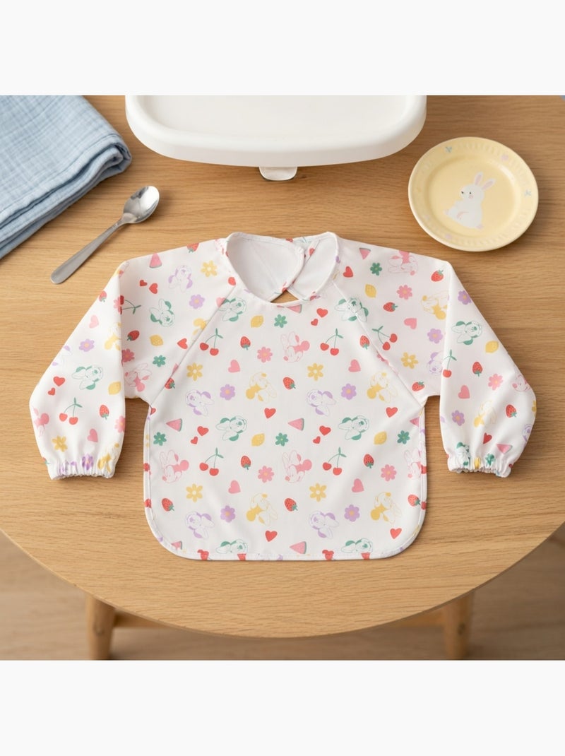 Bavoir tablier Minnie - 100% Polyester Blanc - Kiabi