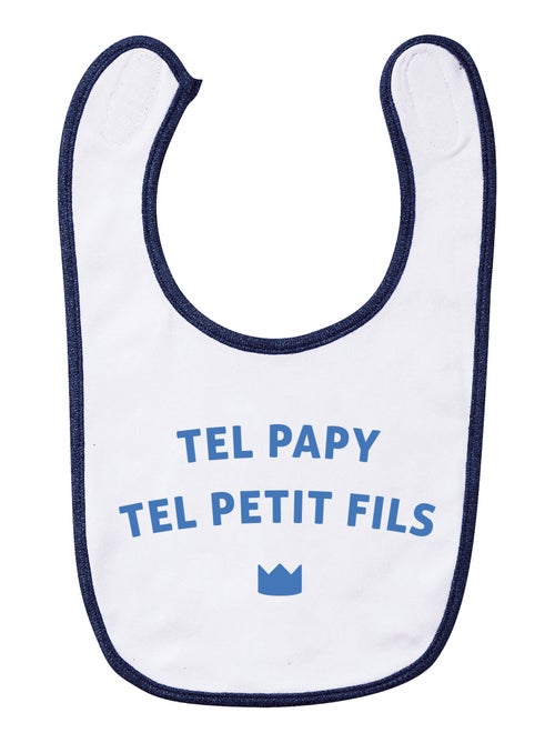Bavoir TEL PAPY TELLE PETIT FILS WAF - Kiabi Bavoir TEL PAPY TELLE PETIT FILS WAF - Kiabi