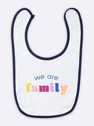 Bavoir WE ARE FAMILY