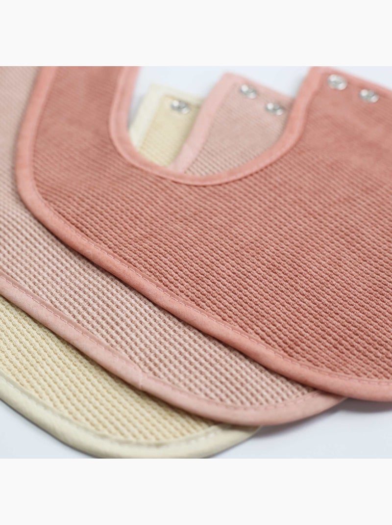 Bavoirs bébé Rose poudré - Kiabi