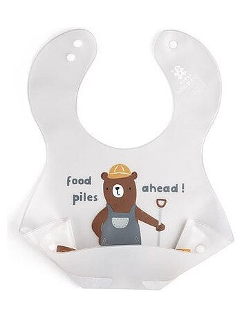 Bavoirs imprimés (2pcs) en EVA transparent