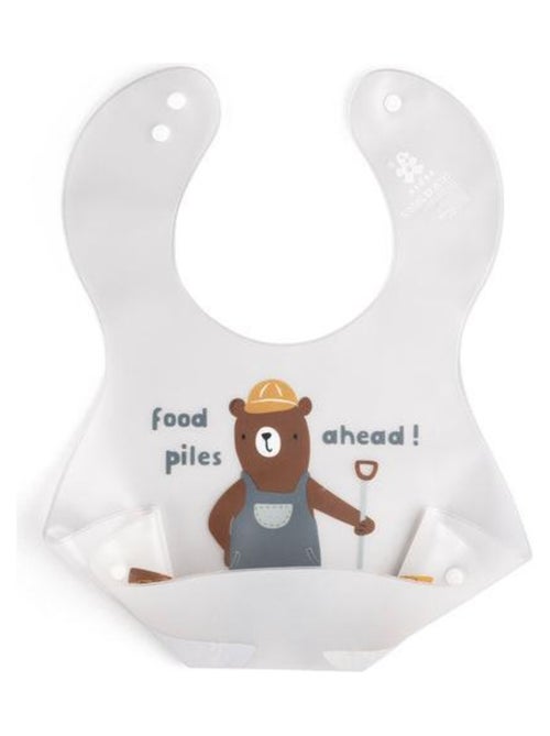 Bavoirs imprimés (2pcs) en EVA transparent - Kiabi
