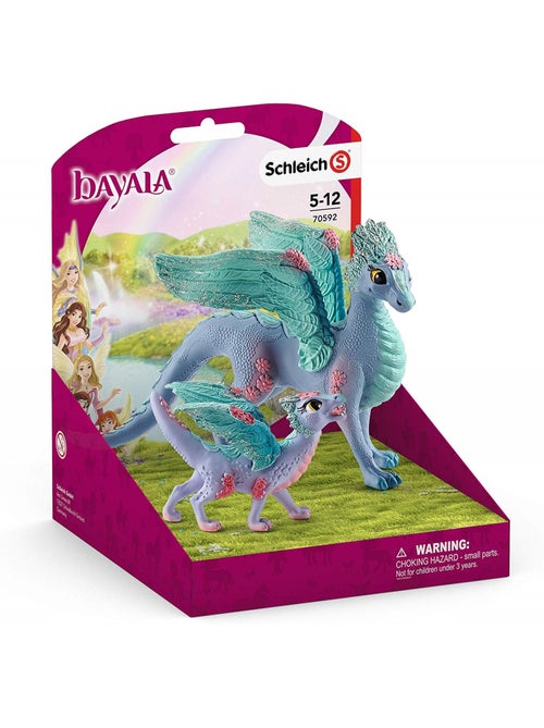 Bayala - Dragon aux fleurs, maman et bébé - Kiabi