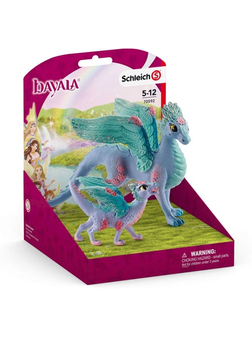 Bayala - Dragon aux fleurs, maman et bébé - Kiabi