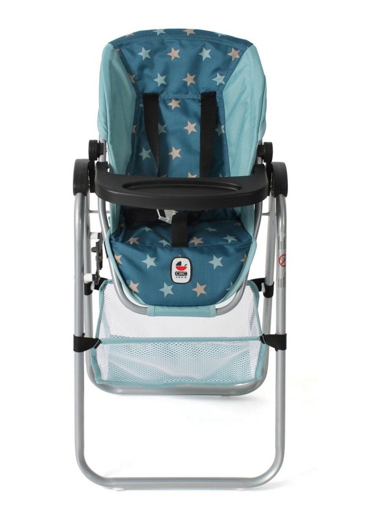 Bayer Chic 2000 Chaise haute pour poupées - Étoile turquoise Bleu - Kiabi