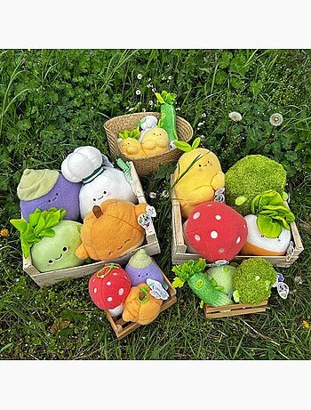 Bazuuyu - porte-clé peluche veggies