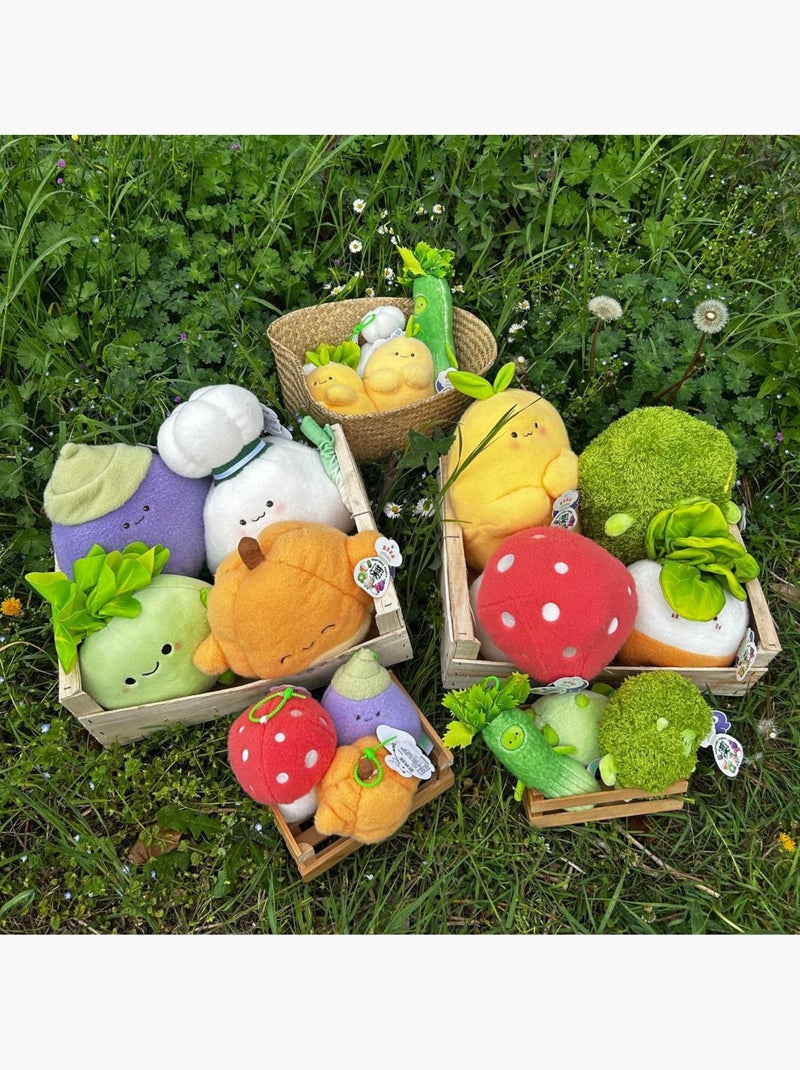 Bazuuyu - porte-clé peluche veggies Blanc - Kiabi