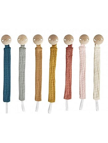 BB & Co - Attache-sucette en gaze de coton
