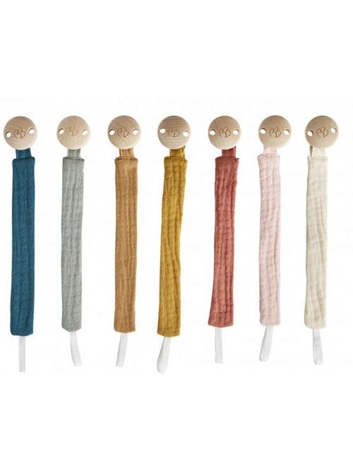 BB & Co - Attache-sucette en gaze de coton - Kiabi