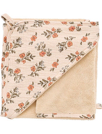 Bb & co - cape de bain bambou et gant