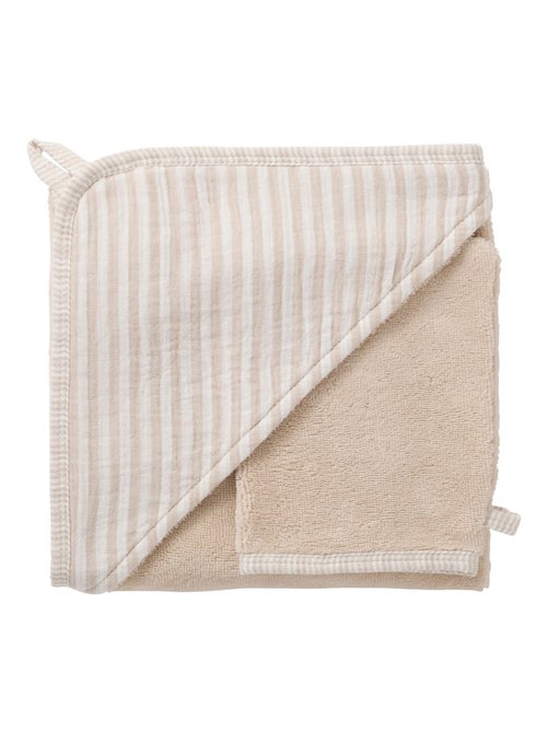 BB & Co - Cape de bain + gant - Kiabi
