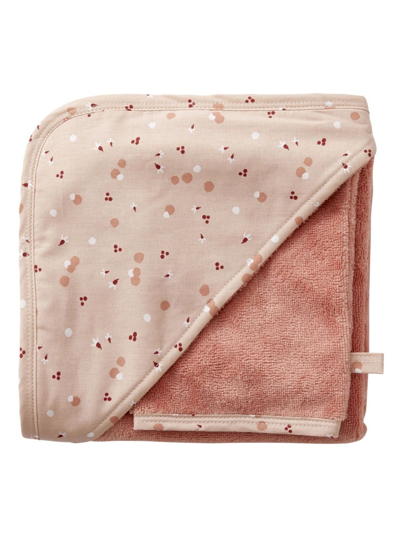 BB & Co - Cape de bain + gant Orange corail - Kiabi