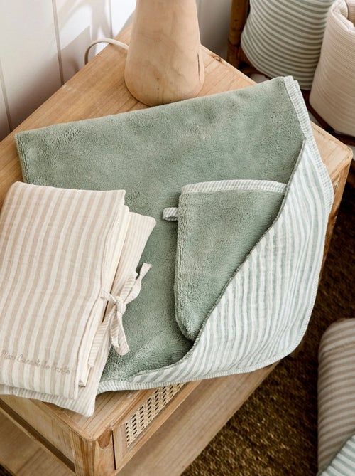 BB & Co - Cape de bain + gant - Kiabi