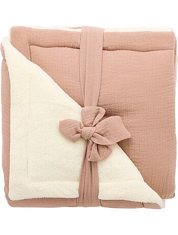 Bb & co - couverture peluche double gaze et microfibre (70x100 cm)