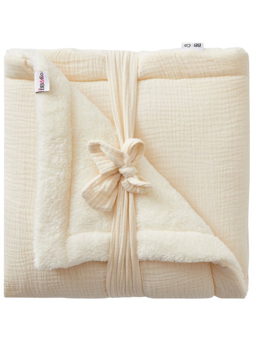 BB & Co - Couverture polaire Mousse de lait - Kiabi