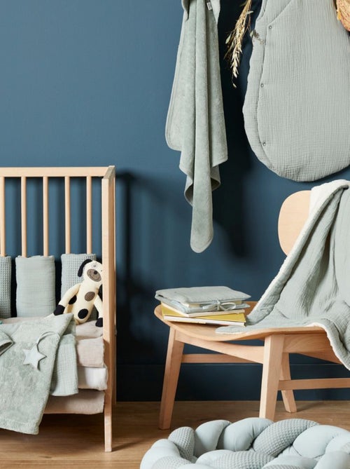 BB & Co - Couverture polaire vert de gris - Kiabi