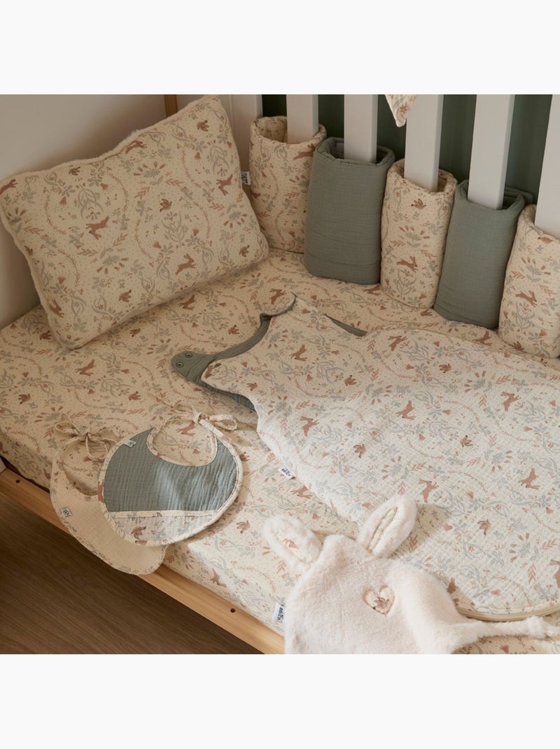 Bb & co - gigoteuse gaze de coton (0-6 mois) Beige - Kiabi