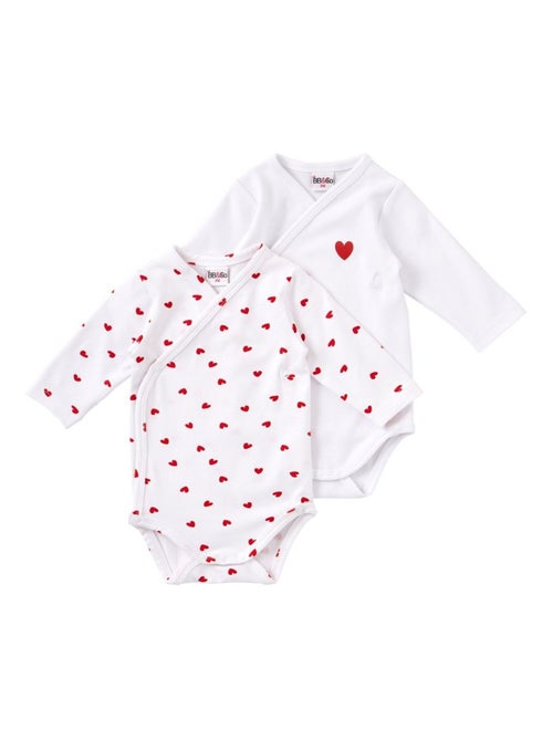 BB & Co - Lot de 2 bodies manches longues - Kiabi
