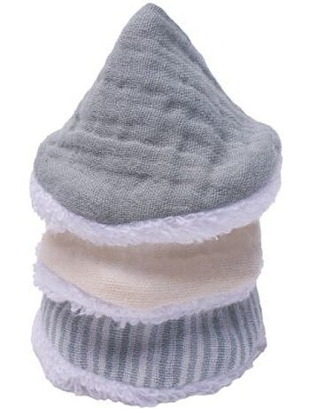 BB & Co - Lot de 4 cônes en gaze de coton