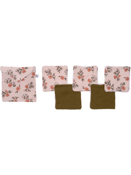 Bb & co - lot de 5 lingettes avec pochette - Kiabi