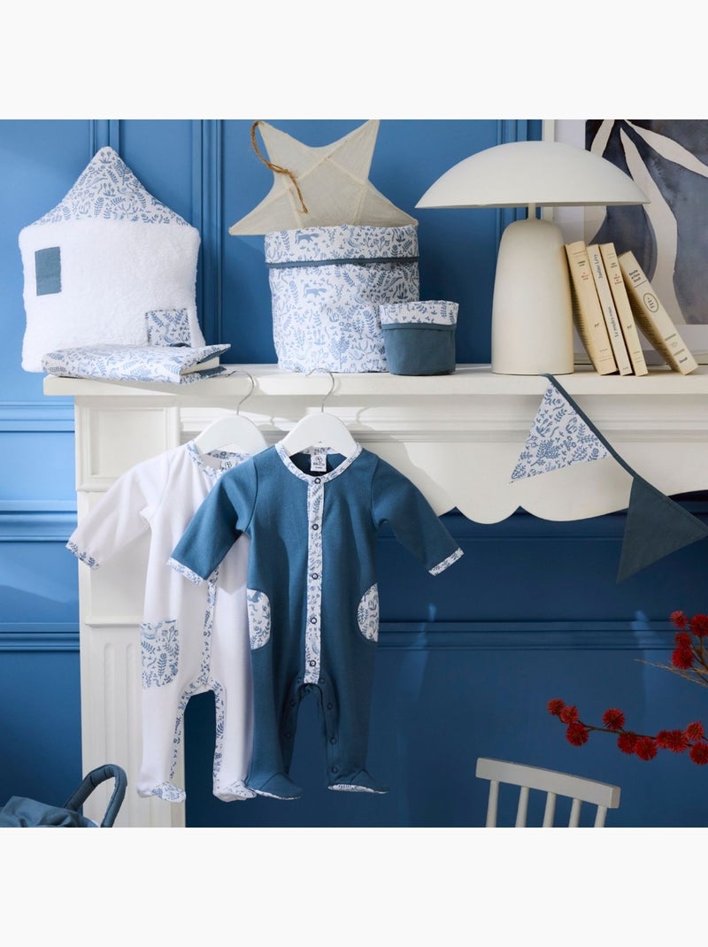 BB & Co - Serviette élastique Bleu - Kiabi