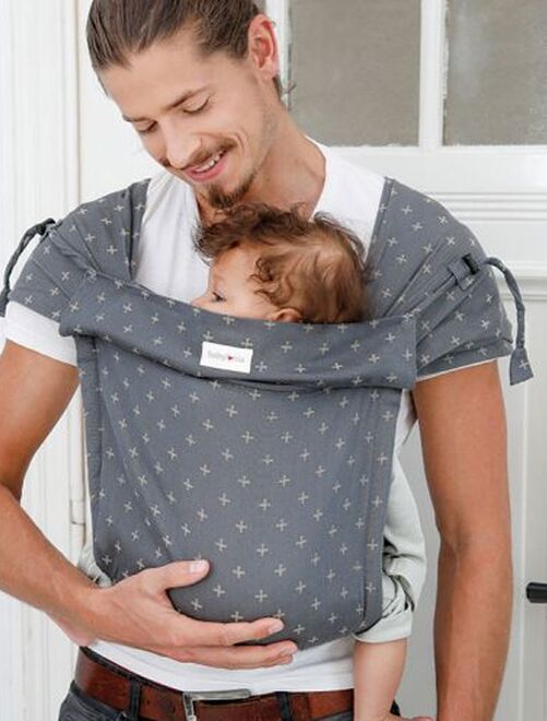 Porte bébé noir/gris BEBE CONFORT : le porte bébé à Prix Carrefour