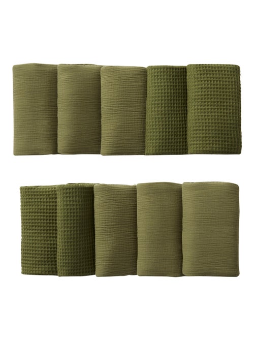 BB&CO - Tour de lit bébé coton/polyester Mix and Match 10 pièces - Kiabi