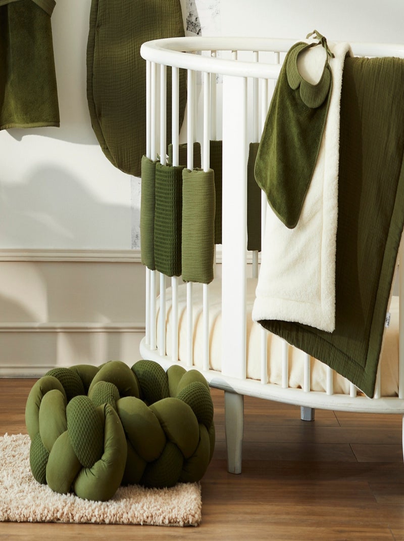 BB&CO - Tour de lit bébé coton/polyester Mix and Match 10 pièces Vert - Kiabi