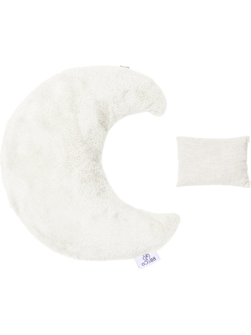 Bb&co | bouillotte lune aux graines de colza en gaze de coton et bambou Ecru - Kiabi