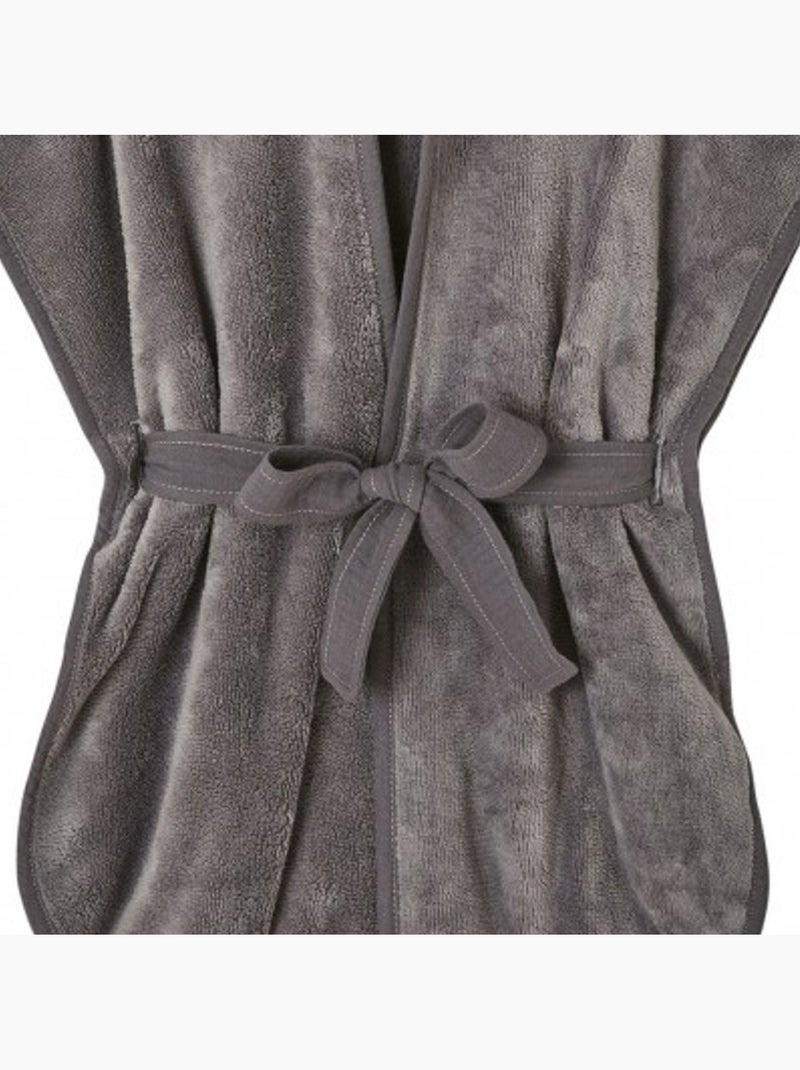BB&CO | Peignoir bébé et enfant à capuche en bambou Gris - Kiabi