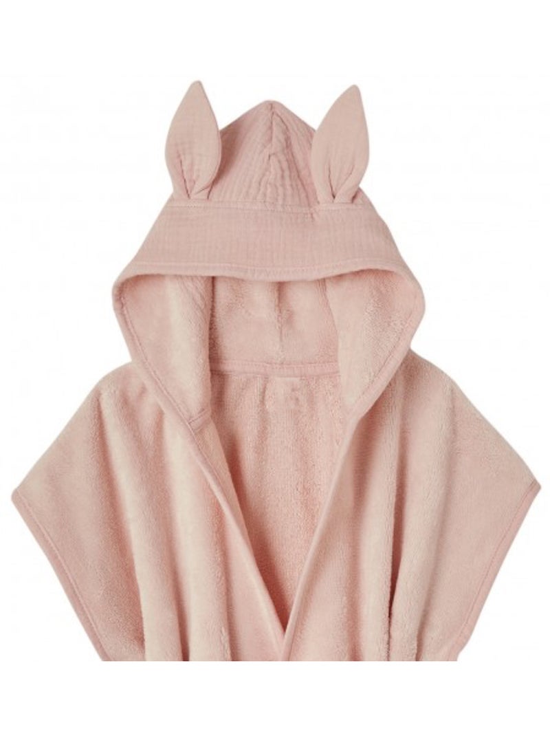 BB&CO | Peignoir bébé et enfant à capuche en bambou Rose clair - Kiabi