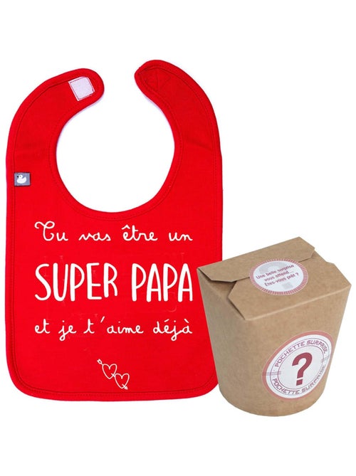 BB&CO | Pochette surprise annonce de grossesse -  Tu vas être un super papa - Kiabi