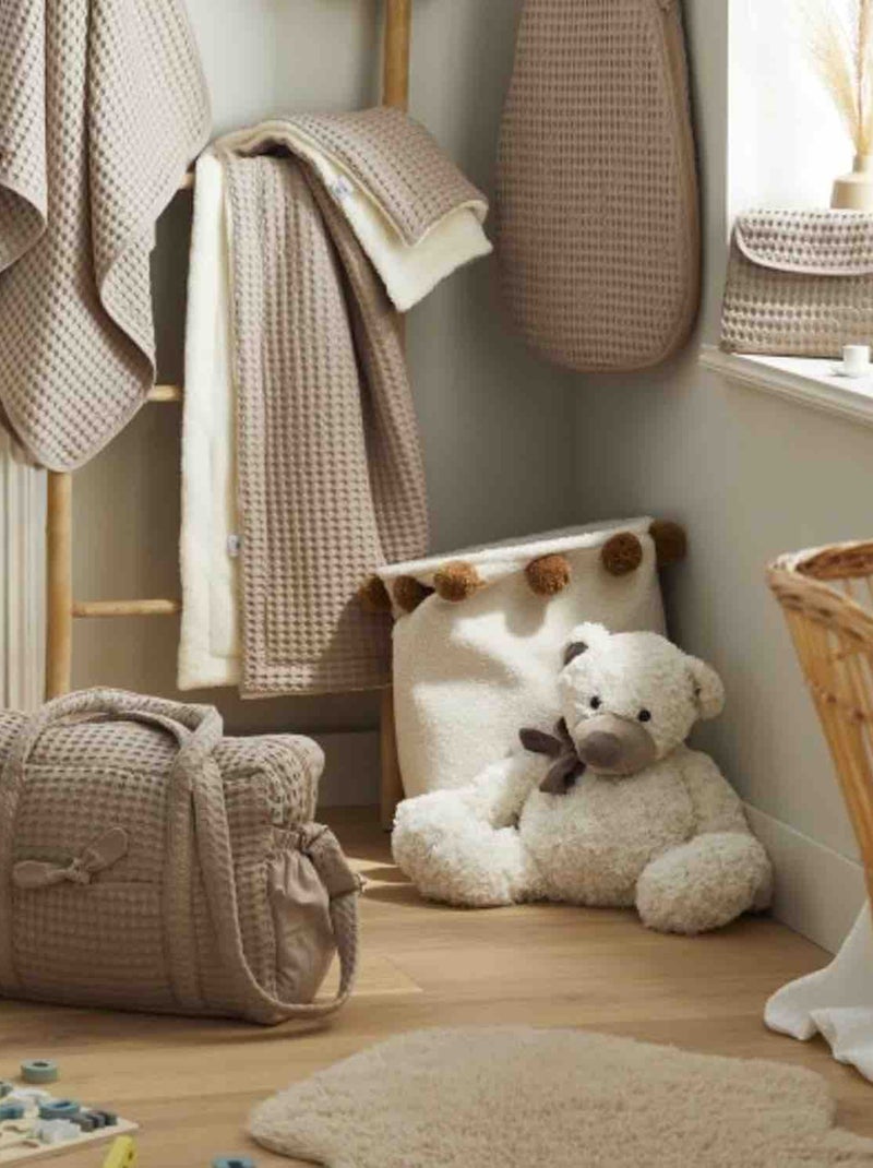 BB&CO | Sac à langer en coton gaufré Beige - Kiabi
