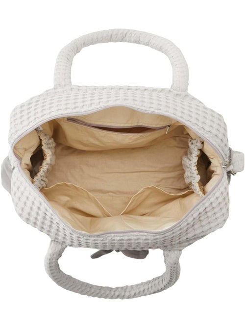 BB&CO | Sac à langer en coton gaufré - Kiabi