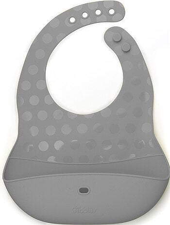 BBLUV - Ensemble 2 bavoirs et cuillère en silicone