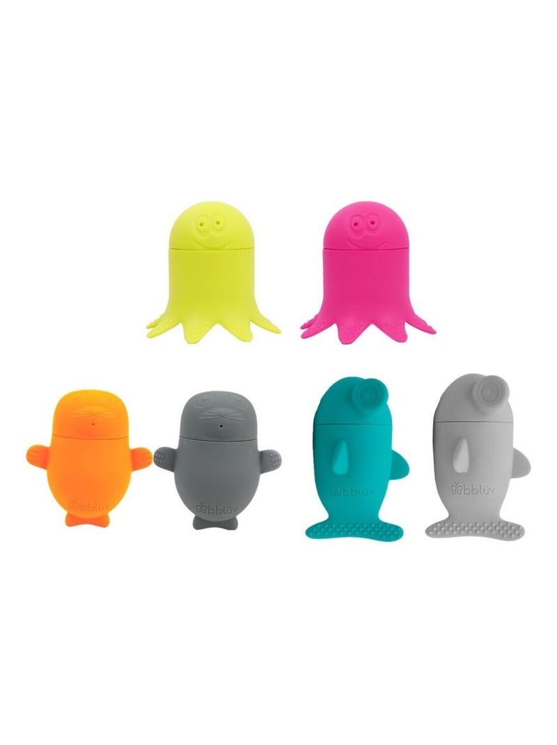 BBLUV - Jouets de bain en silicone Büddies Multicolore - Kiabi