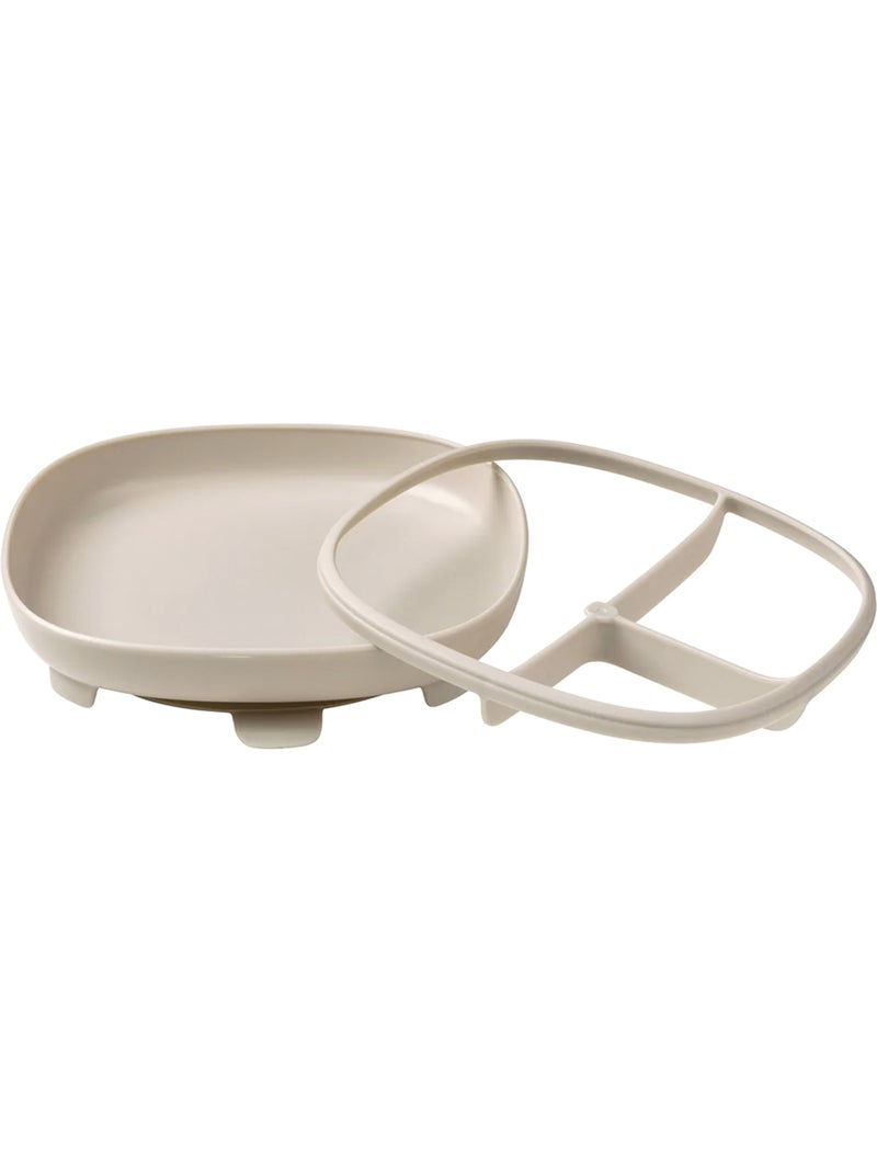 B.Box | Assiette à ventouse avec compartiments amovibles Beige - Kiabi