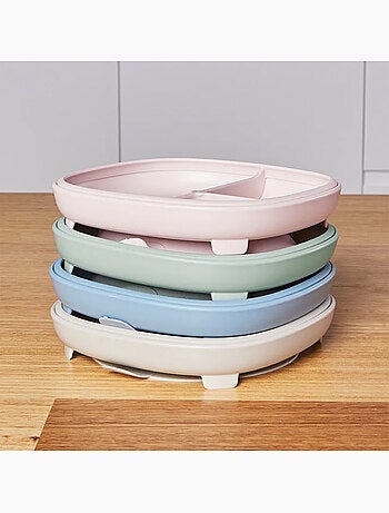B.Box | Assiette à ventouse avec compartiments amovibles